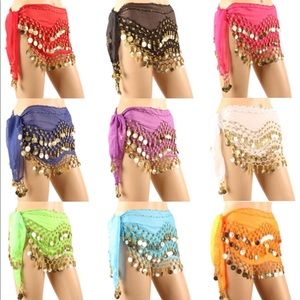 Neon Green Belly Dancing Skirt